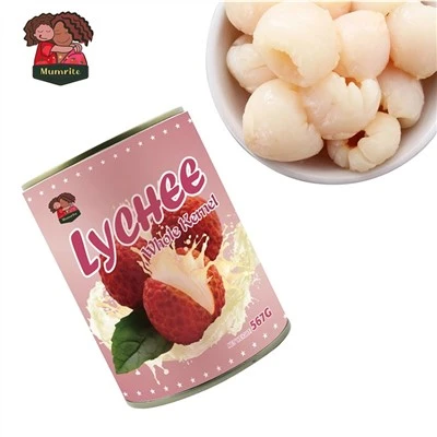 সিরাপ মধ্যে ক্যানড লিচি